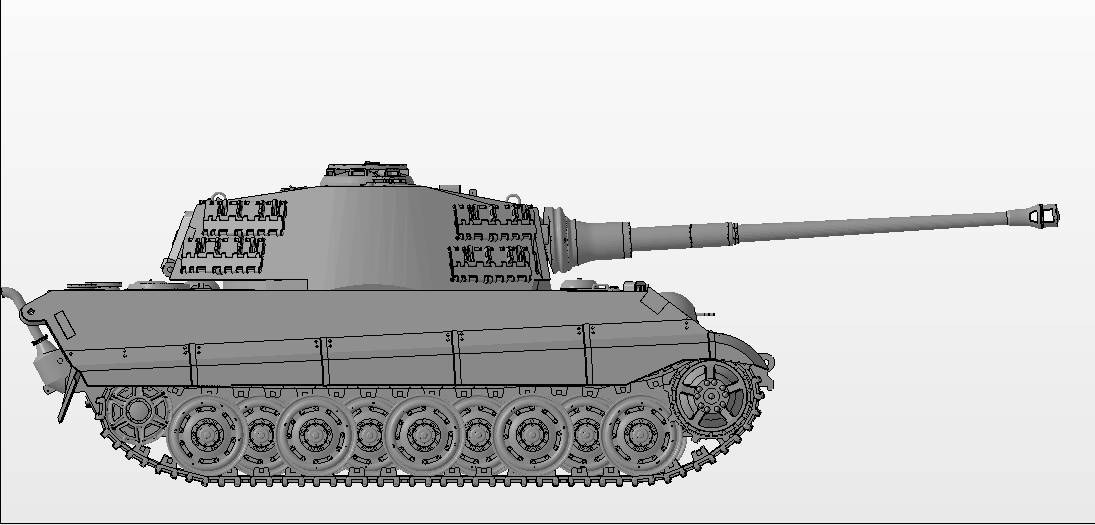 Танк королевский тигр рисунок