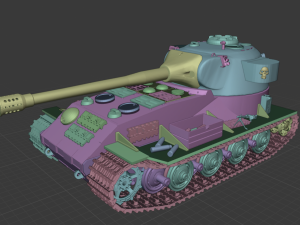 tanks panzer vk 7201 3D 프린트 모델