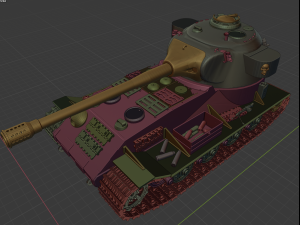 tanks panzer vk 7201 3D 프린트 모델