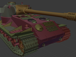 tanks panzer vk 7201 3D 프린트 모델