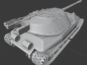 Russian Tanks Object 705 3D Model
