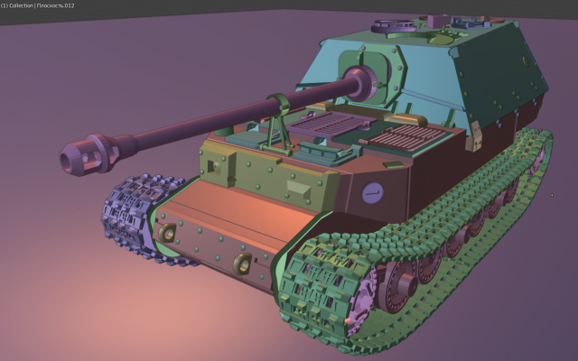 elephant tanks Modello di stampa 3D .c4d .max .obj .3ds .fbx .stl .blend 