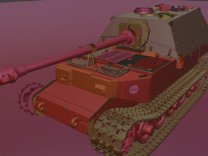 elephant tanks Modello di stampa 3D