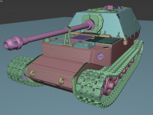 ferdinand tanks Modelo de Impressão 3D