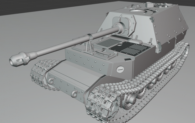 ferdinand tanks Modelo de Impressão 3D .c4d .max .obj .3ds .fbx .stl .blend 