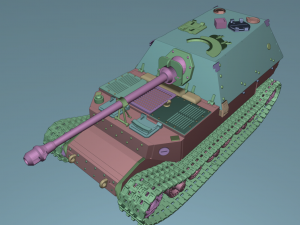 ferdinand tanks Modelo de Impressão 3D