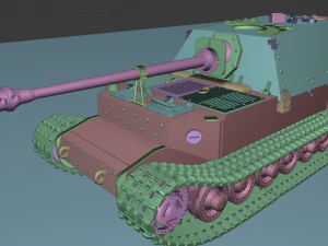 페르디난드 탱크 3D 프린트 모델