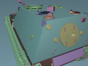 페르디난드 탱크 3D 프린트 모델