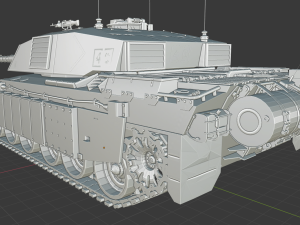 challenger 2 tanks Model Cetak 3D