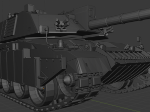 challenger 2 tanks Model Cetak 3D
