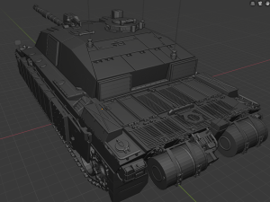 challenger 2 tanks Model Cetak 3D