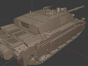 challenger 2 tanks 3D Print Model
