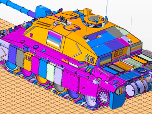 challenger 2 tanks 3D Print Model