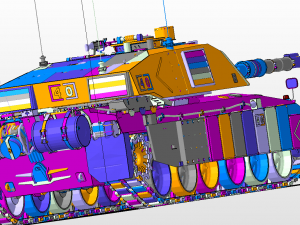 challenger 2 tanks Model Cetak 3D