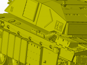 challenger 2 tanks Model Cetak 3D