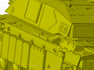 challenger 2 tanks 3D Print Model