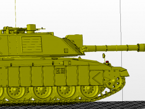 challenger 2 tanks Model Cetak 3D