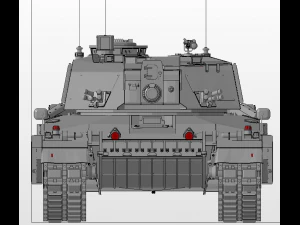 challenger 2 tanks 3D Print Model