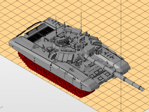 russian tanks t90 vladimir 3D Model