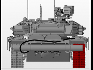 russian tanks t90 vladimir 3D Model