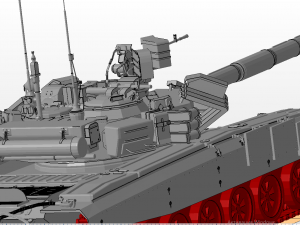 russian tanks t90 vladimir 3D Model