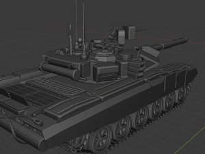 russian tanks t90 vladimir 3D Model