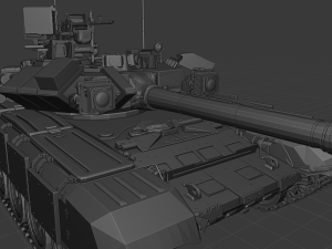 russian tanks t90 vladimir 3D Model