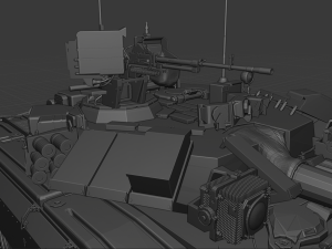 russian tanks t90 vladimir 3D Model