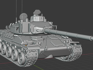 amx-30 tanks Modelo 3D