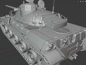 amx-30 tanks Modelo 3D