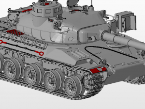 amx-30 tanks Modelo 3D