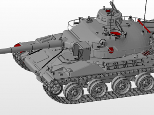 amx-30 tanks Modelo 3D