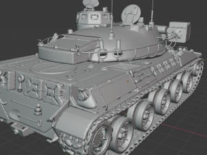 amx-30 tanks Modelo 3D