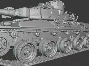 amx-30 tanks Modelo 3D