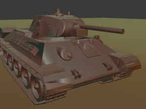 tanks t34-76 1941 Model 3D