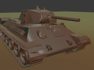 tank t34-76 1941 Model 3D