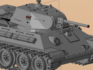 tanks t34-76 1941 3Dモデル