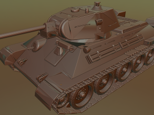 tanks t34-76 1941 3Dモデル
