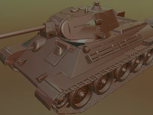 tanks t34-76 1941 3D Model