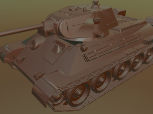 tanks t34-76 1941 3Dモデル