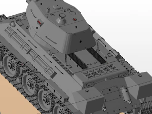 tanks t34-76 1941 3D Model