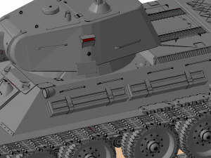 tanks t34-76 1941 3Dモデル