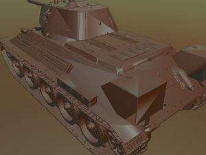 tanks t34-76 1941 3Dモデル