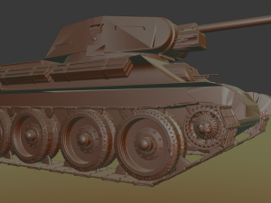 tanks t34-76 1941 3Dモデル