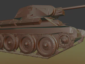 tanks t34-76 1941 3D Model