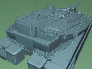 tanks merkava iv 3D Model