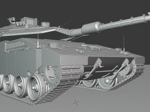 tanks merkava iv 3D Model