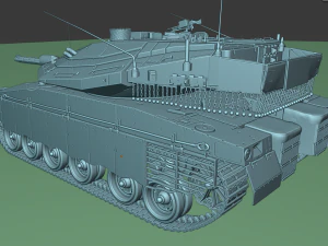 tanks merkava iv 3D Model