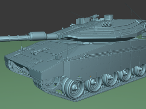 tanks merkava iv Model 3D