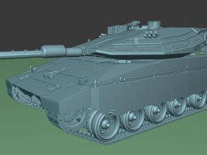 tanks merkava iv 3D Model